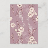 モダン クレム フローラル 詳細 封入カード エンクロージャーカード (裏面)