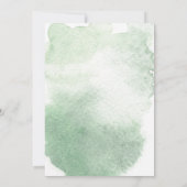 モダン クレム ローズ ウォーターカラー 結婚式招待状 招待状 (裏面)