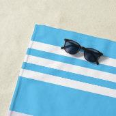 モダン&クール私はイルカの引用名を愛する ビーチタオル (インサイチュ)