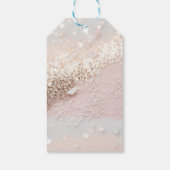 モダン、グリッターブライダルシャワー ギフトタグ (裏面)