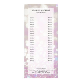 モダン,グリッター,サロン，価格ラックカード ラックカード