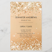 モダン グリッター サロン 価格リスト フライヤー (裏面)