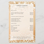 モダン グリッター サロン 価格表 フライヤー (正面)