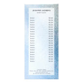 モダン,グリッター,サロン，価格表 ラックカード (正面)