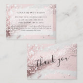 モダン、グリッター 割引カード (正面/裏面)