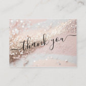 モダン、グリッター 割引カード (裏面)