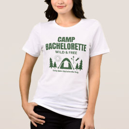 モダン グリーン キャンプ ブライズウィークエンド トライブレンドTシャツ