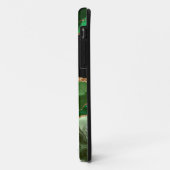 モダン グリーン ゴールド アゲート クリスタル 名入れ Case-Mate iPhoneケース (裏面/左)