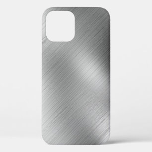 モダン グレー テクスチャ テンプレート iPhone 12ケース