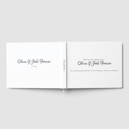 モダン ゲストブック (全面)