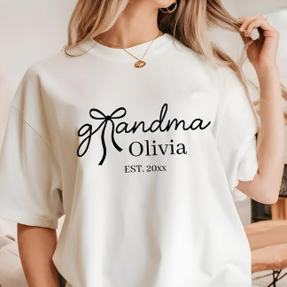 モダン・コケット・ボウ・グランマ Tシャツ