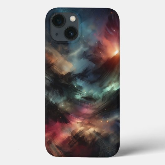モダン コズミック ネビュラ スマホケース 抽象的 エーテル Case-Mate iPhoneケース (裏面)