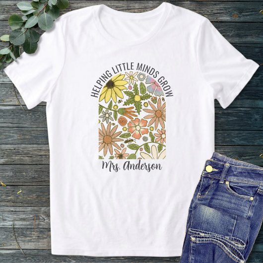 モダン コテージ コア フラワー 先生 名前 トライブレンドTシャツ