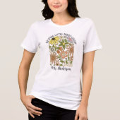 モダン コテージ コア フラワー 先生 名前 トライブレンドTシャツ (正面)