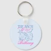 モダン コースト シェル ブライズメイド パーティー オーダーメイド キーホルダー (裏面)