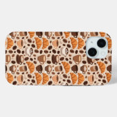 モダン コーヒー 美意識 パターン Case-Mate iPhoneケース (裏面 (横))