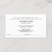 モダン&ゴールデンエレガントハニービーキーパー 紹介カード (裏面)