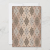 モダン ゴールド ダイヤモンド バチェラーパーティー ご招待 招待状 (裏面)