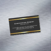 モダン ゴールド ハウス ロゴ 不動産 カード マグネット (インサイチュ)
