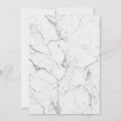 モダン ゴールド パイナップル マーブル トロピカル ウェディング 招待状 (裏面)