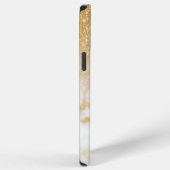 モダン ゴールド マーブル iPhoneケース (右側面)