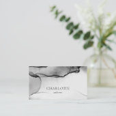 モダン,サロン,ミニマル水彩名刺 名刺 (スタンド正面)