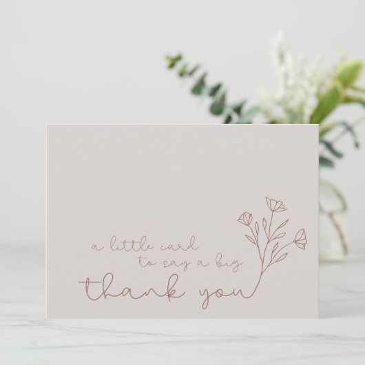 モダン サンキューカード (スタンド正面)