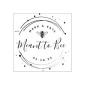 モダン サーキュラー ミーン トゥ ビー ハニー ウェディング フェイバー ラバースタンプ (インプリント)