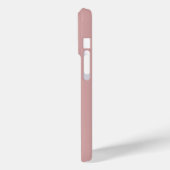 モダン・サーモン・モノグラム名 Case-Mate iPhoneケース (裏面 / 左)