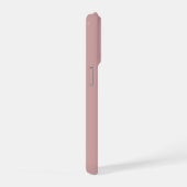 モダン・サーモン・モノグラム名 iPhoneケース (右側面)