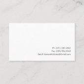 モダン&シックウォーターカラーマウンテン |名刺 名刺 (裏面)