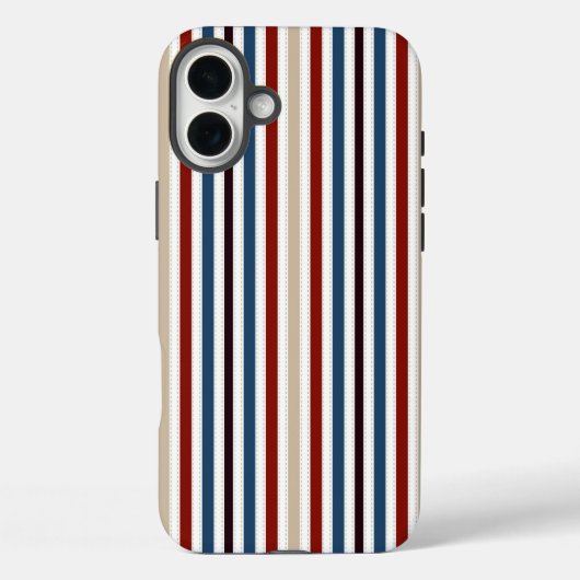 モダン シック ストライプ Case-Mate iPhoneケース (裏面)