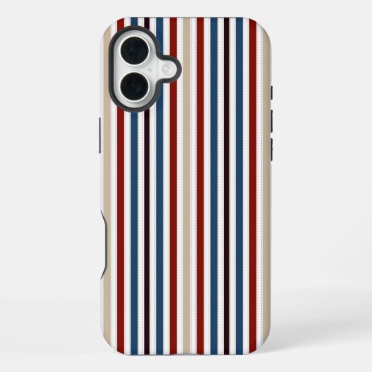モダン シック ストライプ iPhoneケース (裏面)