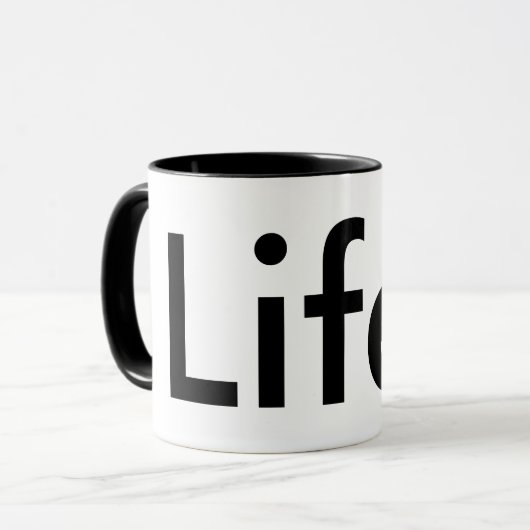 モダン シック LIFE. | マグカップ (正面左)