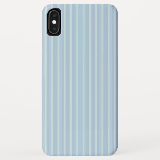 モダン シャイニング ブルー ストライプ Case-Mate iPhoneケース (裏面)