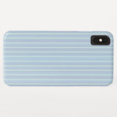 モダン シャイニング ブルー ストライプ Case-Mate iPhoneケース (裏面(横))