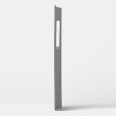 モダン シルバー グリッター エレガント スクリプト 名前 Case-Mate iPhoneケース (裏面 / 左)