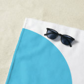 モダン,シンプルおもしろい，メンフィススタイル幾何学芸術 ビーチタオル (インサイチュ)