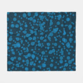 モダン,シンプルお祝いコンセプトグラフィックアート フリースブランケット (正面(横))