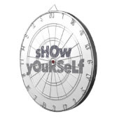 モダン、シンプルアーバンはっきりしたデザイン ダーツボード (正面右)