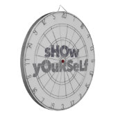 モダン、シンプルアーバンはっきりしたデザイン ダーツボード (正面左)