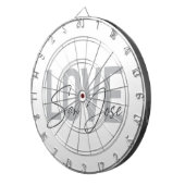 モダン,シンプルシック，カッコいいデザインラブサンノゼ ダーツボード (正面右)