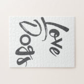 モダン,シンプルデザイン,都市,ラブドッグカッコいい ジグソーパズル (横)