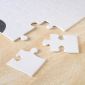 モダン,シンプルデザイン,都市,ラブドッグカッコいい ジグソーパズル (側面)