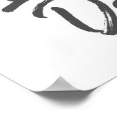 モダン,シンプルデザイン，都市，ラブドッグカッコいい ポスター (角)