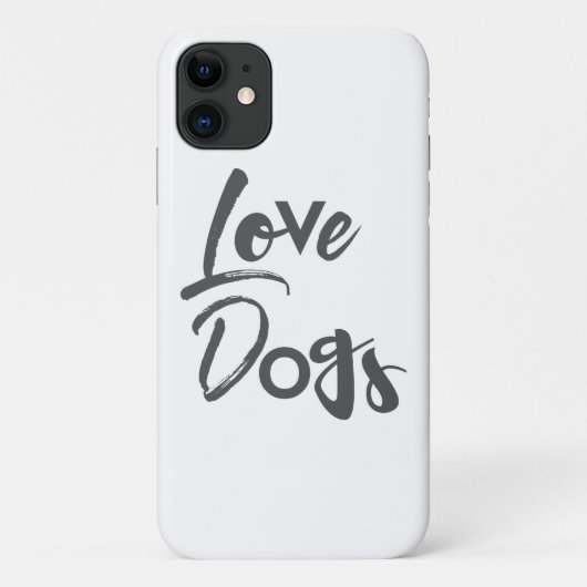 モダン,シンプルデザイン,都市,ラブドッグカッコいい Case-Mate iPhoneケース (裏面)