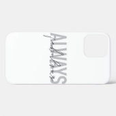 モダン,シンプルトレンディータイポグラフィ常に素晴らしい Case-Mate iPhoneケース (裏面 (横))