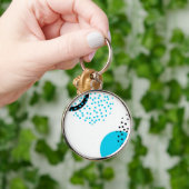 モダン,シンプルトレンディー,都市円グラフィック キーホルダー (手)