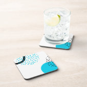 モダン,シンプルトレンディー，都市円グラフィック コースター (右側)