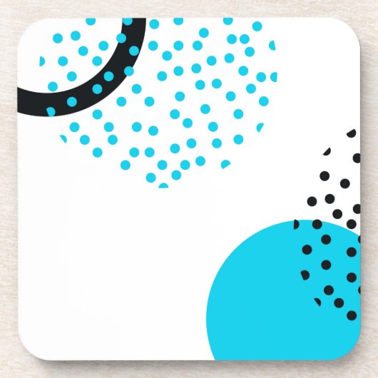 モダン,シンプルトレンディー，都市円グラフィック コースター (正面)